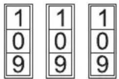 1 0 9 1 0 9 1 0 9