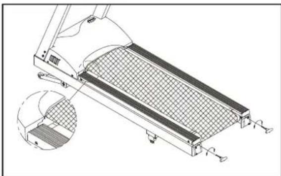 SportsArt 6100E - Periodically monitor the position of the belt to ensure peak performance: - 4