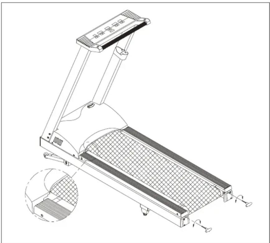 SportsArt 6100E - Adjusting the Running Belt - 1