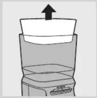 PHILIPS PureGuard WP3863 - Cleaning and descaling the inside of the appliance with the fast and simple cleaning procedure - 7