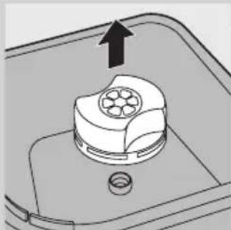 PHILIPS PureGuard WP3863 - Cleaning and descaling the inside of the appliance with the fast and simple cleaning procedure - 3