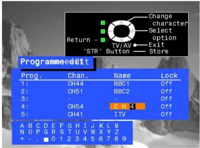 PANASONIC TX-25MK1 - 7R UHQDPH D SURJUDPPH SRVLWLRQ - 7