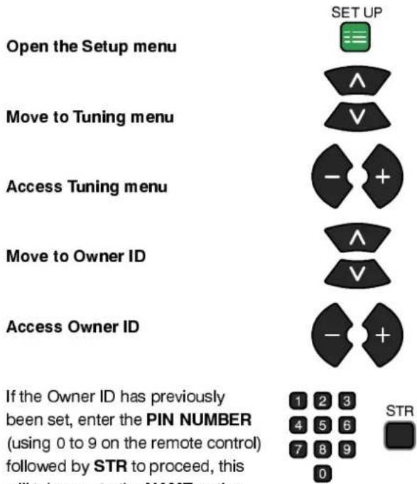 PANASONIC TX-25MK1 - OwnerIDallowsyoutoenterasecuritycodeandaddressinformationsothatintheunfortunate eventoftheftitwillhelpthePolicetodeterminetheowner. - 1