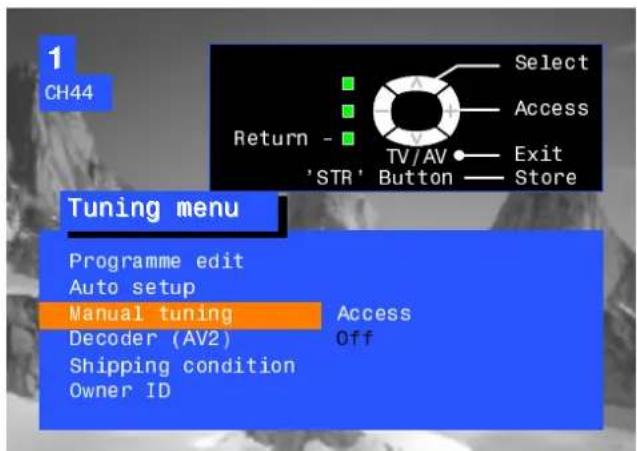 PANASONIC TX-25MK1 - Manualtuning(Frontpanel)el) - 7