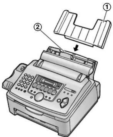 PANASONIC KX-FLM651GR - Δίσκος χαρτιού και κάλυμμα δίσκου χαρτιού - 1