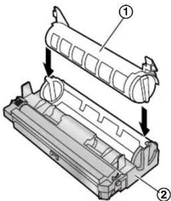 PANASONIC KX-FLM651GR - Φύσιγγα γραφίτη και μονάδα τυμπάνου - 3