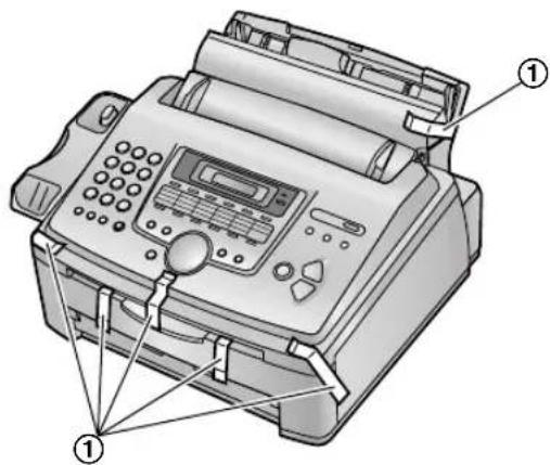 PANASONIC KX-FLM651GR - Αφαίρεση της ταινίας συσκευασίας - 1