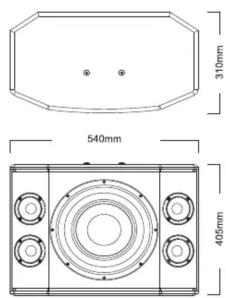 310mm 540mm 405mm
