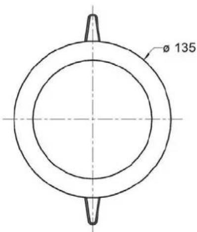 Ø 135