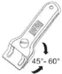 45°-60°