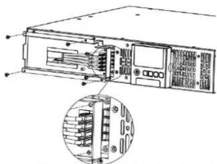 CyberPower OL1000RT JP - バッテリの取り付け - 4
