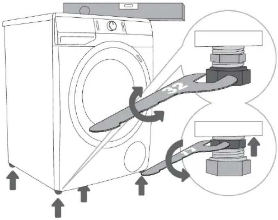 GORENJE W1PNEI84A1SWIFI - Nastavitevnogicpralnegastroja - 1