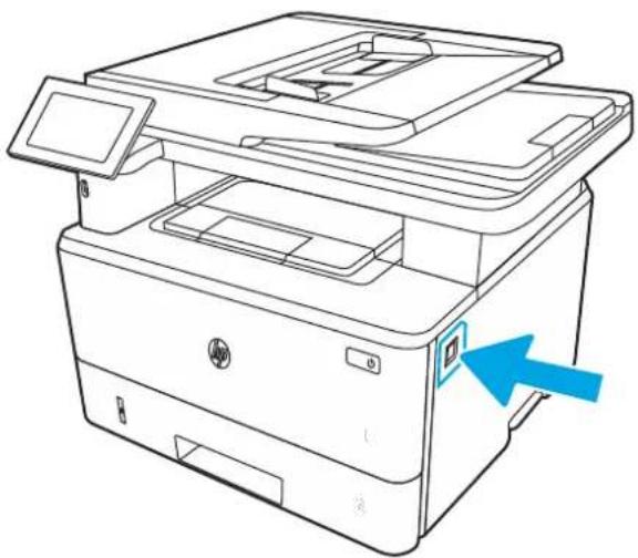 HP LaserJet Enterprise MFP M431 - E1 zastoj v izhodnem predalu - 2
