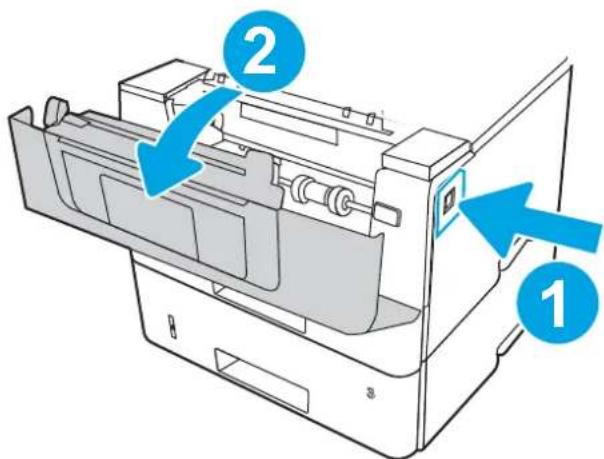 HP LaserJet Enterprise MFP M431 - V podajalniku dokumentov je prišlo do zagozdenja. - 11
