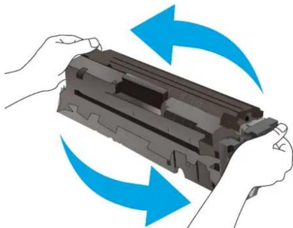 HP LaserJet Enterprise MFP M431 - Na nadzorni plošči tiskalnika ali v vgrajenem spletnem strežniku se prikaže sporočilo "Raven kartuše je nizka" ali "Raven kartuše je zelo nizka" - 1