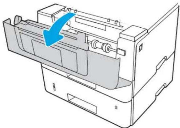 HP LaserJet Enterprise MFP M431 - B2. Napaka v zastoju na zgornjem naslovnici - 2