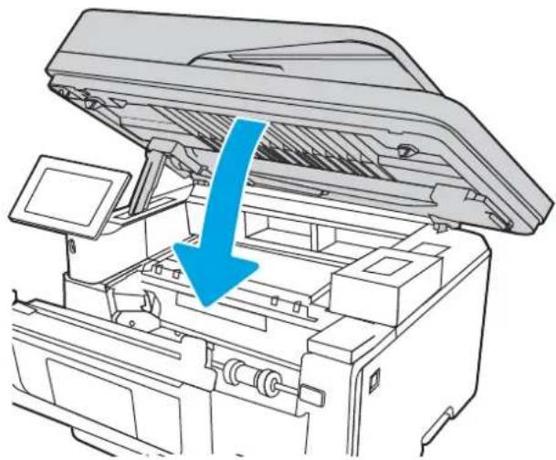 HP LaserJet Enterprise MFP M431 - E1 zastoj v izhodnem predalu - 5