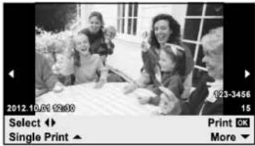 OLYMPUS E-PM2 - Selecting pictures you want to print - 1