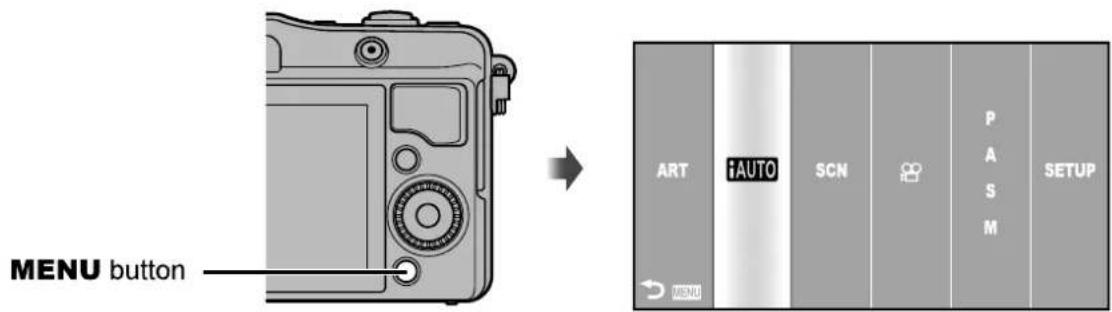 OLYMPUS E-PM2 - Setting the Shooting mode - 1