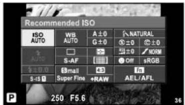 OLYMPUS E-PM2 - ■ Using the super control panel - 1