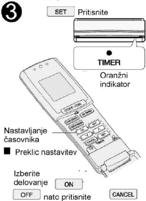 PANASONIC CS-ME12CKPG - Nastavljanje časovnika - 6