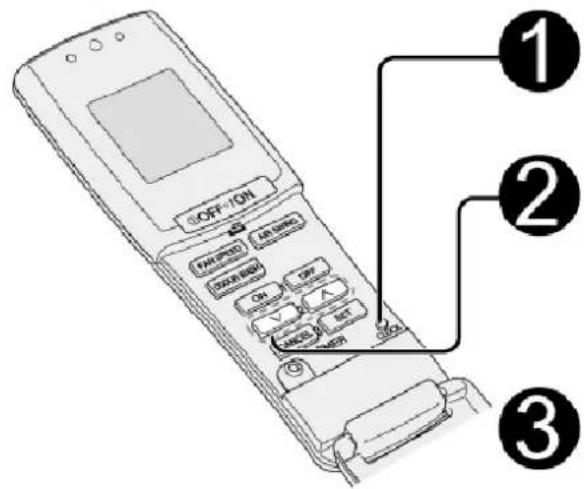 PANASONIC CS-ME12CKPG - Priprava daljinskega upravljalnika - 2