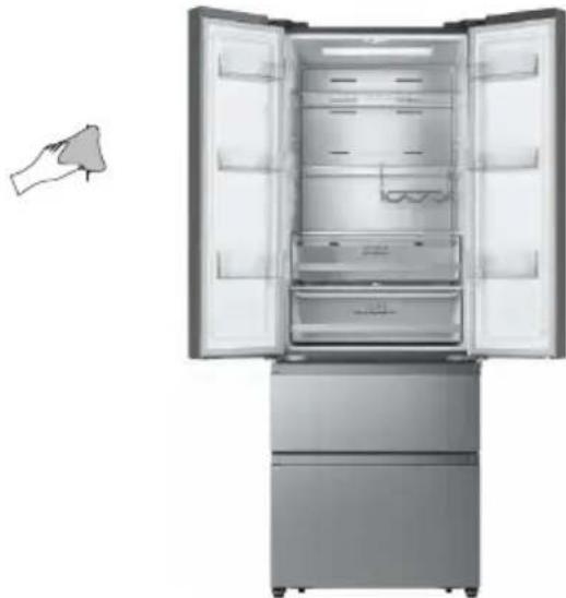 HISENSE RF5S454SAFE - Čiščenje notranjosti - 1
