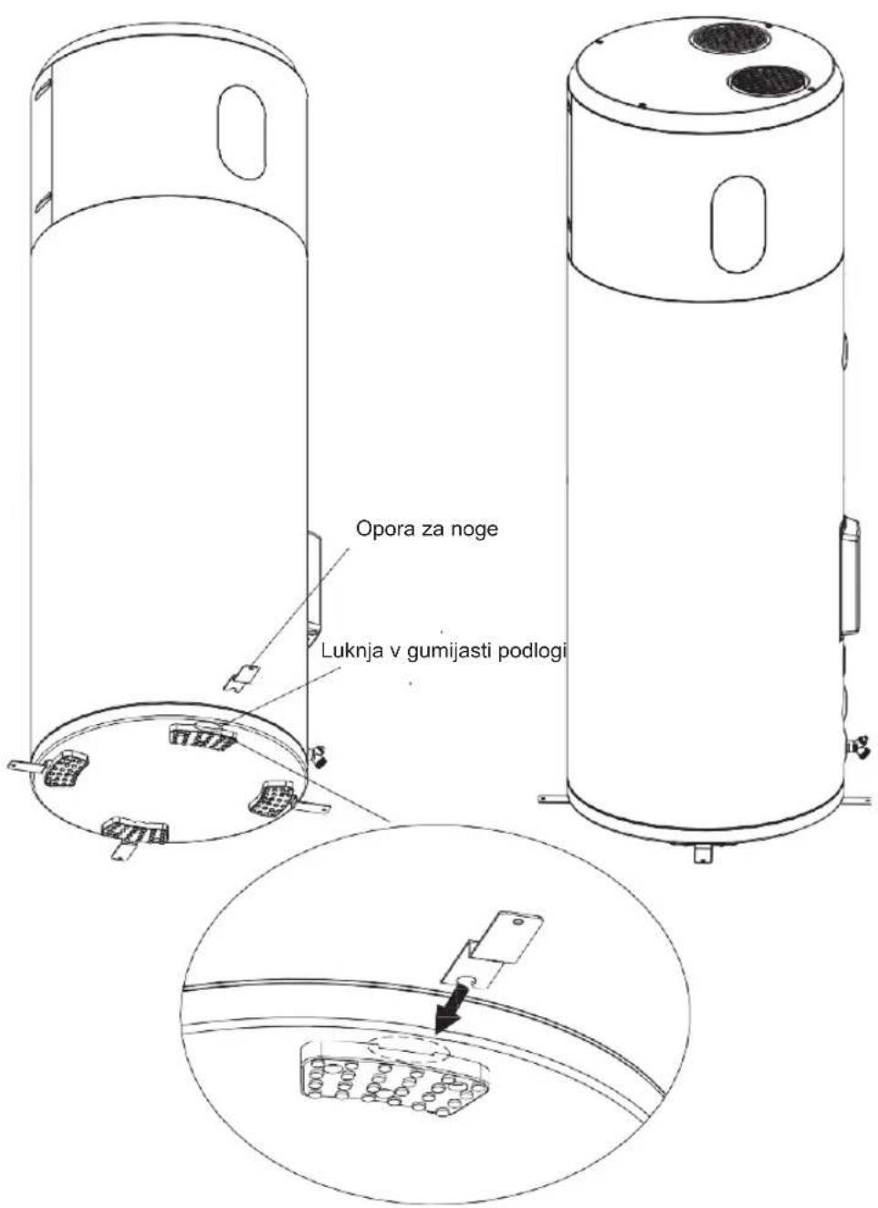 HISENSE AH-250U4GBC00 - Namestitev opore za noge - 1