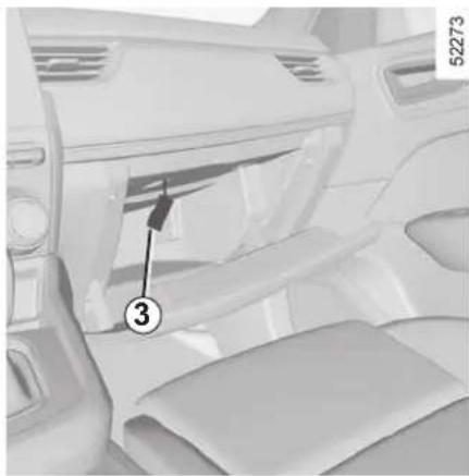 RENAULT Megane Conquest (2021) - NOTRANJA OSVETLITEV: zamenjava žarnic (1/2) - 5