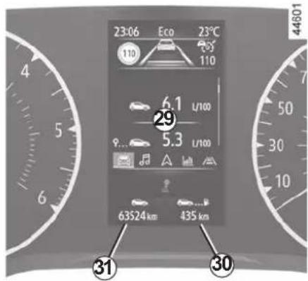 23:06 Eco 23°C 110 110 6.1 L/100 5.3 L/100 63524 km 435 km 31 30 44801