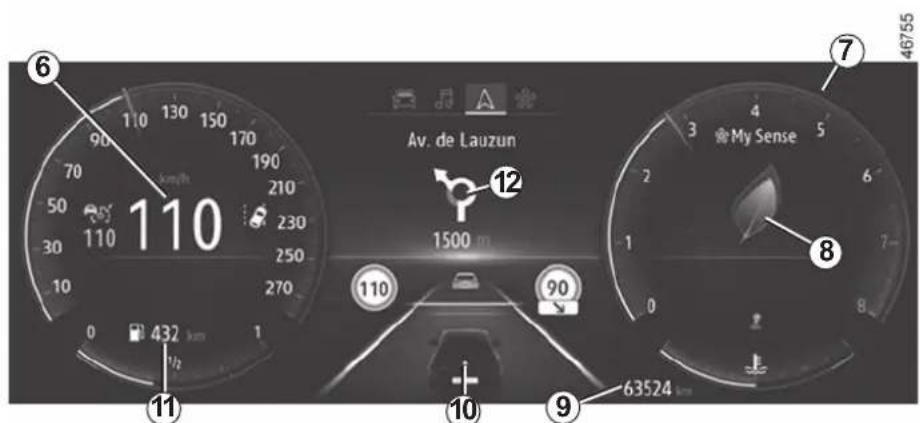 6 110 km/h 90 130 150 170 210 230 250 270 432 km 1 110 1500 m Av. de Lauzun 12 90 My Sense 8 63524 km 7 46755