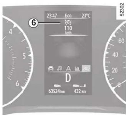 23:47 Eco 23°C (5) 110 km/h 63524 km 432 km D 52302