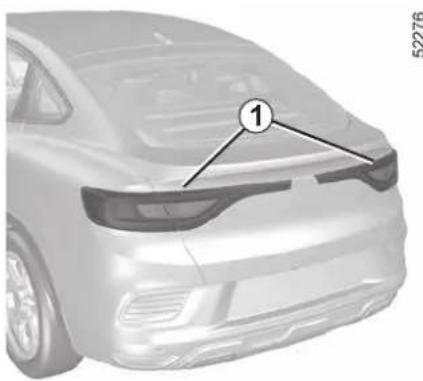 RENAULT Megane Conquest (2021) - Smerokazi/zasenčene luči/dolge luči LED 1 - 1