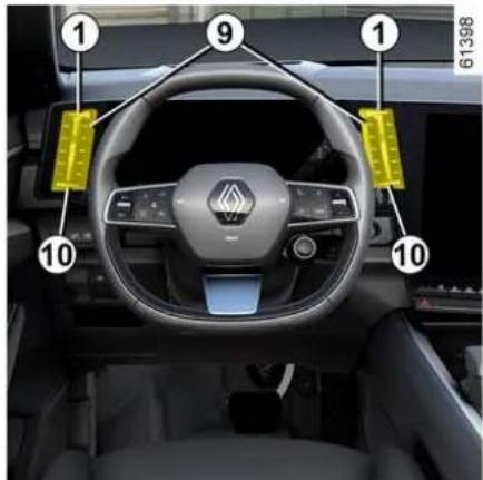 RENAULT Espace (2023) - PREZRAČEVALNE ODPRTINE, GRETJE IN KLIMATIZACIJA - 1