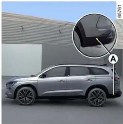 RENAULT Espace (2023) - Opozorilo o izvozu s parkirnega mesta - 1