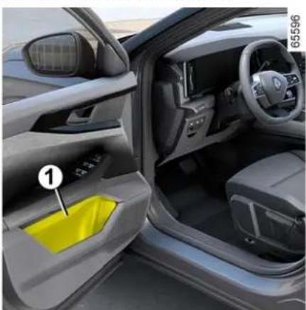 RENAULT Espace (2023) - ODLAGALNA MESTA POTNIŠKEGA PROSTORA, OPREMA - 1