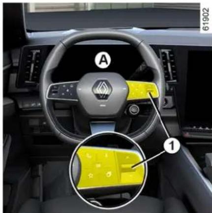 RENAULT Espace (2023) - Na instrumentni plošči A: - 1