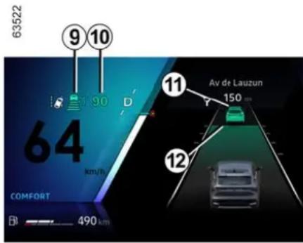 63522 9 10 64 km/h COMFORT Av de Lauzun 150 mm 11 12 490 km