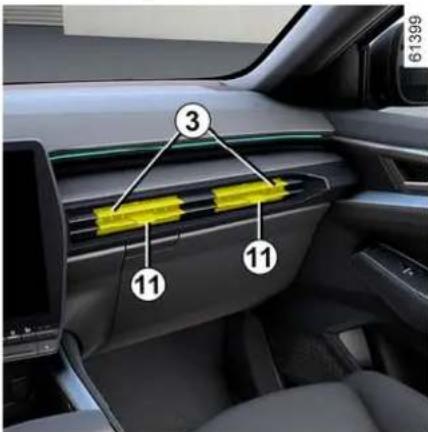 RENAULT Espace (2023) - PREZRAČEVALNE ODPRTINE, GRETJE IN KLIMATIZACIJA - 2