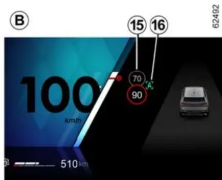 B 100 km/h 70 90 15 16 62492 510 km
