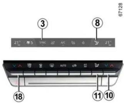 67128 ③ ⑧ 21° 5 STWC AVS 21° AUTO ⑪ 10 ⑯
