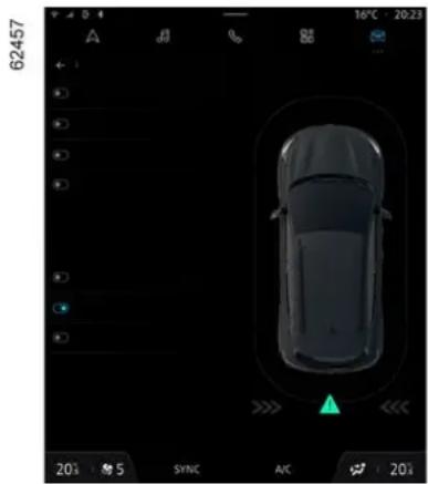 62457 16°C 20:23 20x 5 SYNC A/C 20x