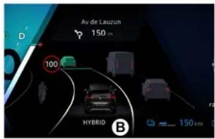 Av de Lauzun 150 m 100 HYBRID B 150 km