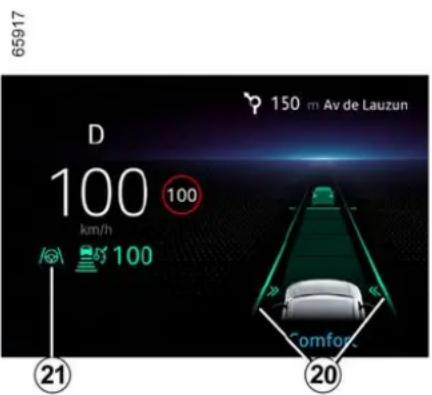 65917 D 100 km/h 100 100 150 m Av de Lauzun Comfort 21 20