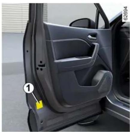 RENAULT Captur (2024) - OPOZORILNIK IZGUBE TLAKA V PNEVMATIKAH - 2