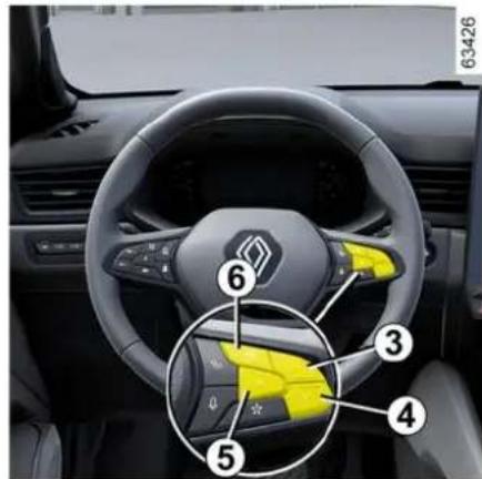 RENAULT Captur (2024) - Postopek ponastavitve referenčne vrednosti tlaka v pnevmatikah - 1