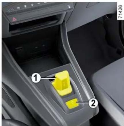 RENAULT Captur (2024) - Samodejni menjalnik, elektronska ročica B - 1