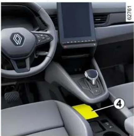 RENAULT Captur (2024) - ODLAGALNA MESTA POTNIŠKEGA PROSTORA, OPREMA - 1