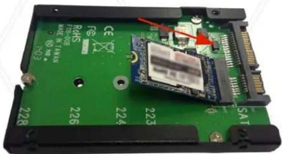 Addonics 2.5" M2 (NGFF) - Installation - 2