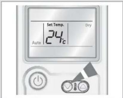 Set Temp. Dry 24° Auto